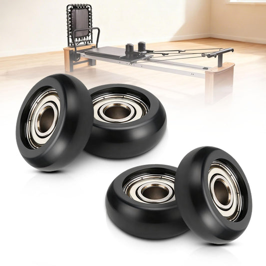 YIBEICO Roller Wheels for Aero Pilates Reformer, Replacement Roller Wheels for Pilates Reformer Machines, Smooth and Quiet Glide