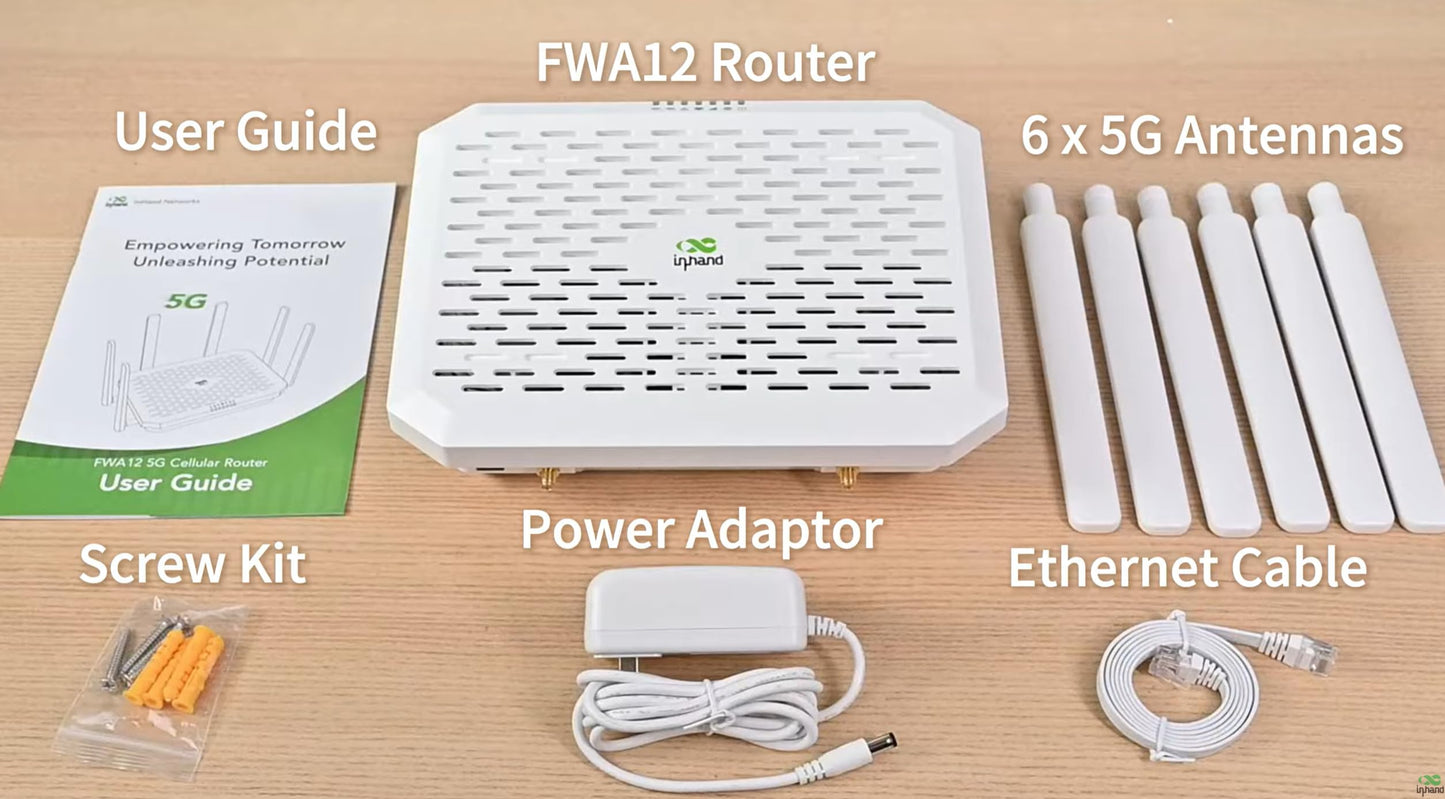 InHand Networks 5G Router BE4200 WiFi 7 Cellular Router,Certified by Verizon,AT&T,T-Mobile,Dual SIM Failover, AI-Driven Cloud Managed,2x2.5GbE Ports,Internet for RV,Mobile Business,Rural Home & Office