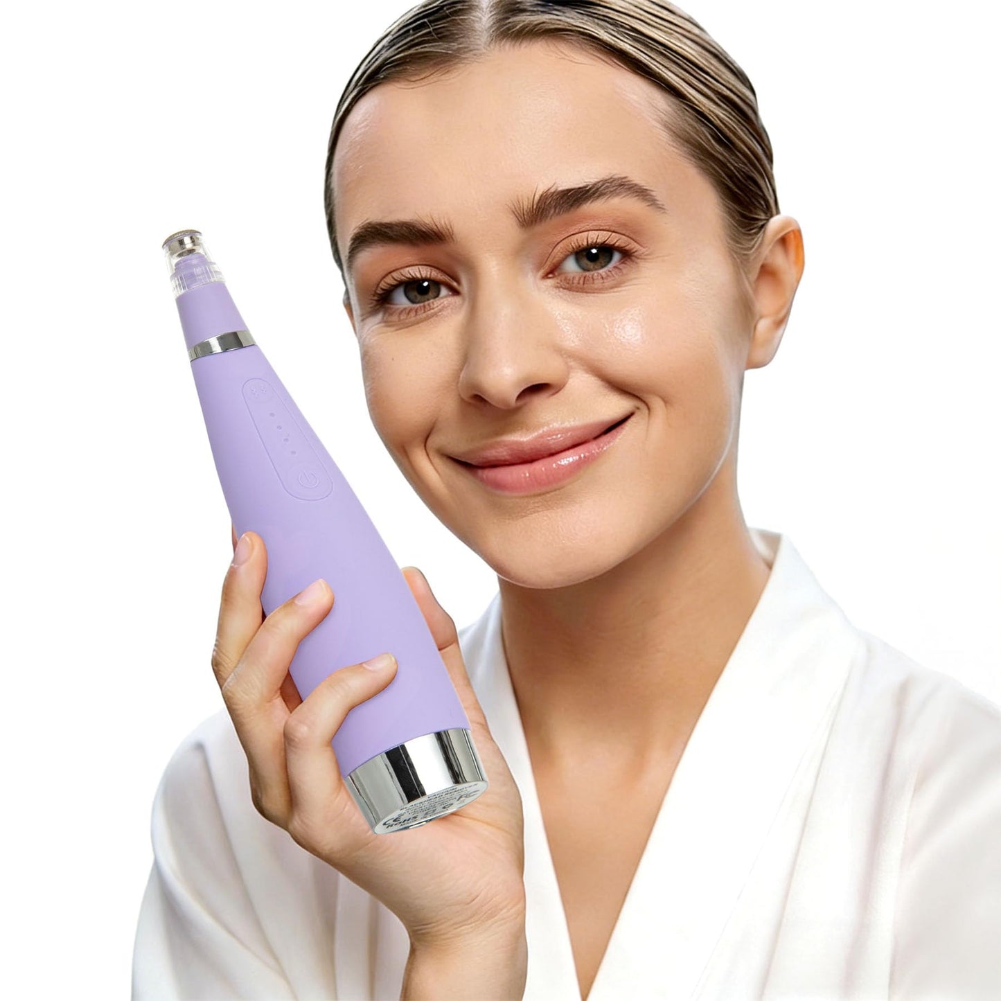 UNOISETION Diamond Microdermabrasion Machine，4 Modes Diamond Microdermabrasion Dermabrasion Machine Tool- - 2 Diamond Tips - 3 Heads - Blackhead Blemishes Remover（Purple）