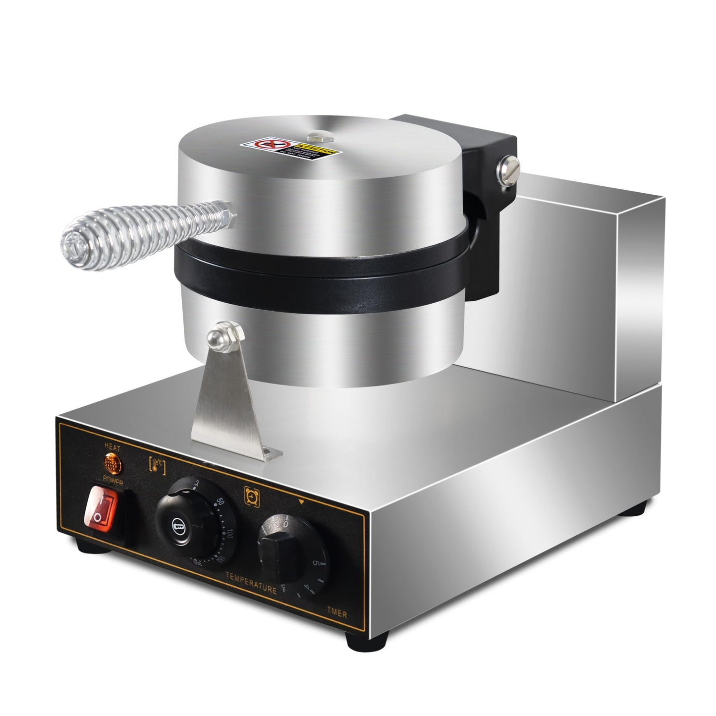 1300W Ice Cream UFO Burger Maker, Burger Waffle Maker, Hamburger sandwich machine Non-stick Panini press waffle machine, Non stick pan coating, stainless steel body, with temp and timer control.