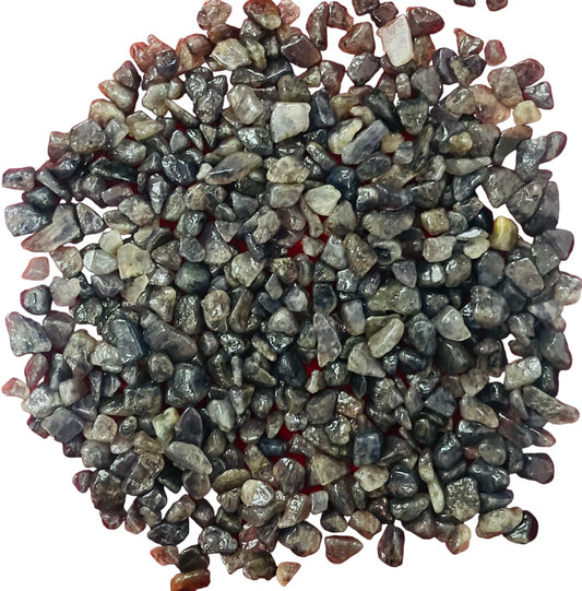 Indian Consigners Iolite Tumbled Stone Chips – 100g Natural Crushed Healing Crystals for Meditation, Sleep, Energy, Spiritual Growth & Decor