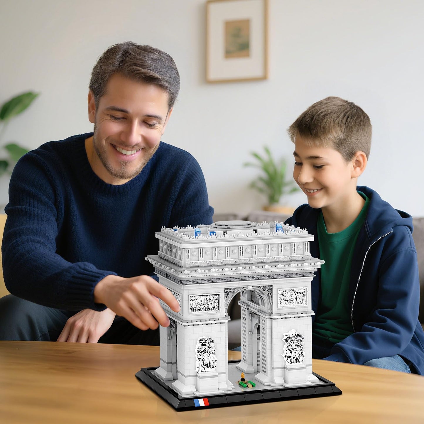 Reobrix Arc de Triomphe Building Set for Adults, 3395 PCS Paris Landmark Architecture Model Kit, DIY Construction Toy Blocks with Exquisite Details, Collectible Display & Home Decor Gift