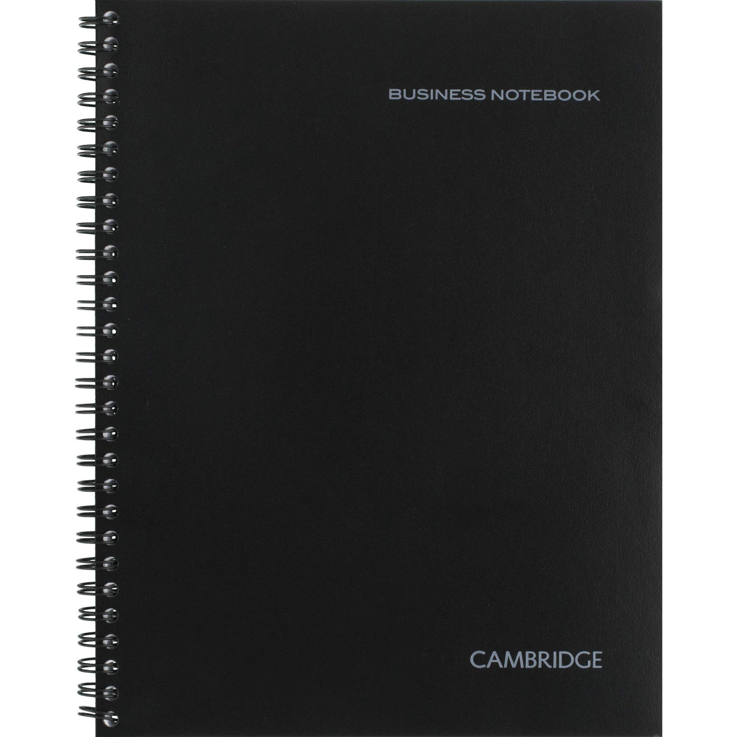 Cambridge Limited Professional Spiral Notebook NEW BUSINESS ADDITION, 3 Pack, Legal Ruled, 6-5/8" X 9-1/2" Page Size, 80 Sheets, Wirebound Office journal & Notebook for Women & Men, Black. CAM10-402