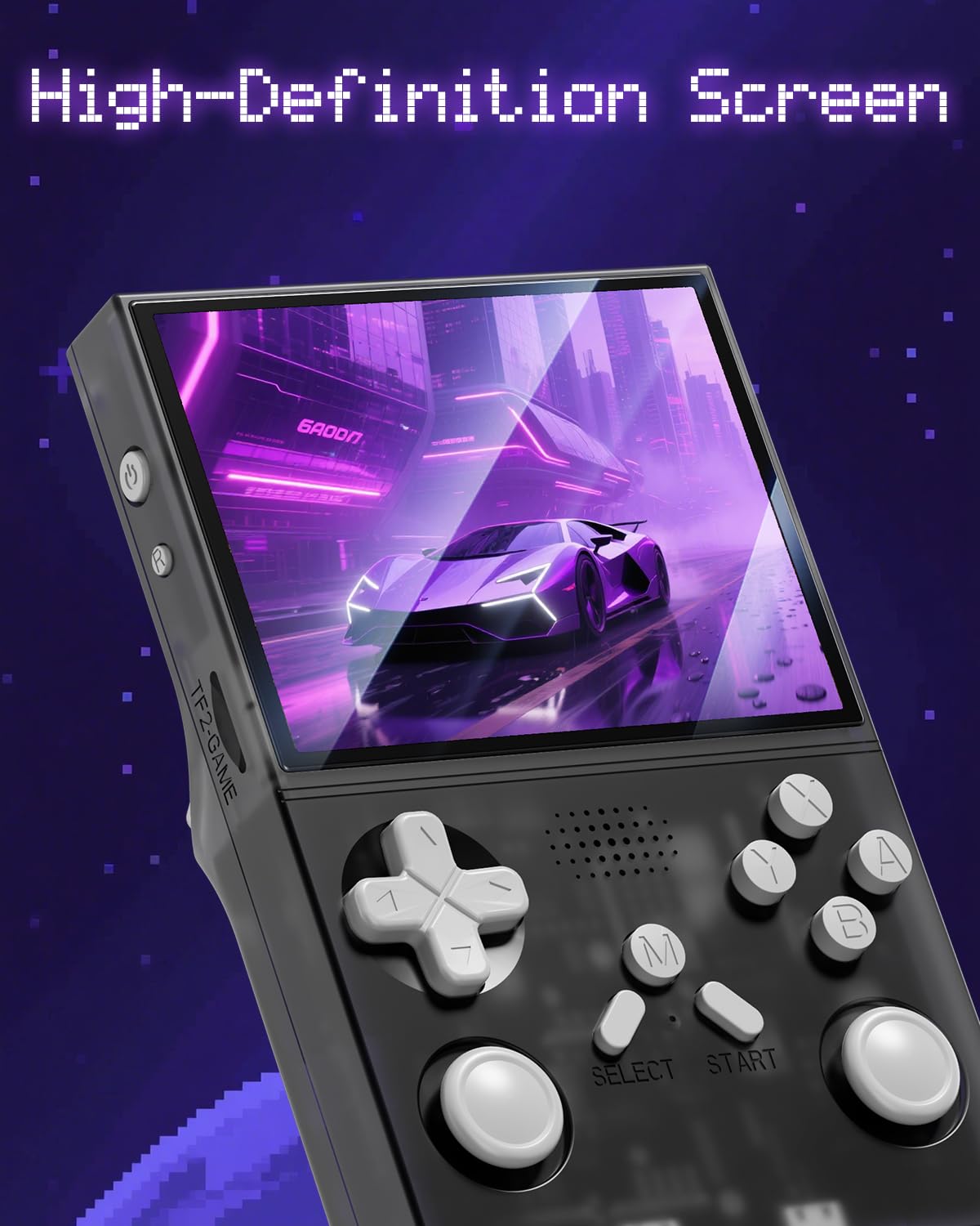 R40 Handheld Game Console – Retro Gaming Console with Built-in 128G TF Card, 20000+ Games | Portable Retro Game Console, Handheld Emulator for Mini/Pocket/Portable Gaming, Handheld Video Games