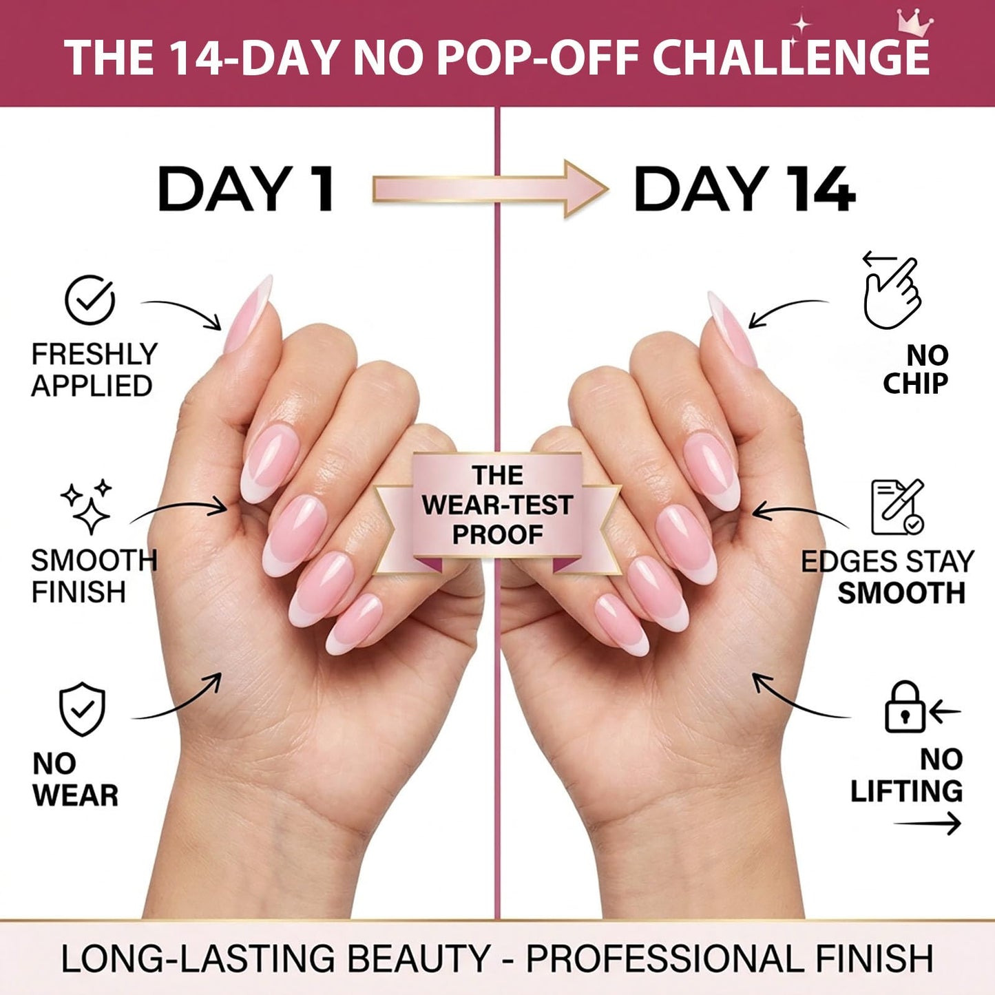PILOLO Press On Nails Polka Dot Fake Nail Tips Adhesive Reusable Full Cover Acrylic False Nails Long Almond Stick On Manicure Set for Women Girls Gift (Sunny Dots)