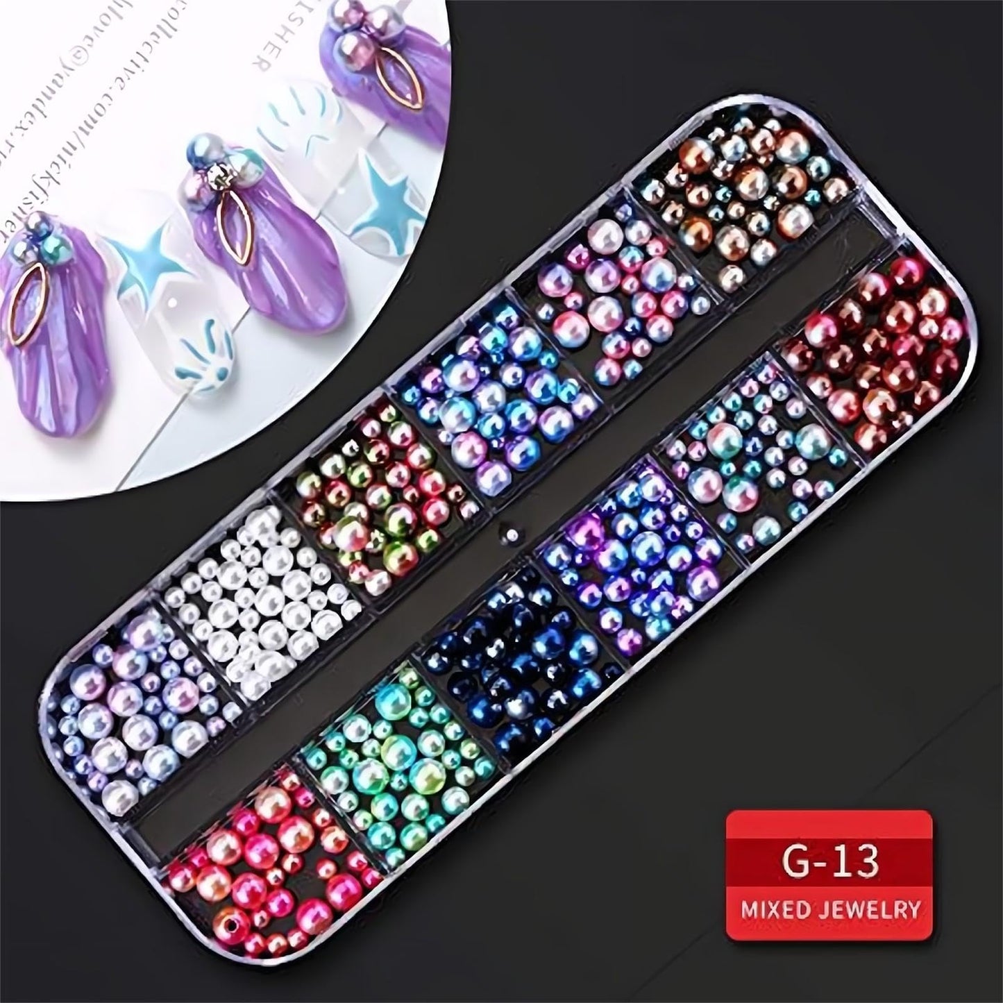 Nail Art Kit, Nail Design Tools Kit with Nail Art Brushes, Nail Art Dotting Pens, Nail Stickers for Nail Art, Nail Charms and Gems, Nail Rhinestones, Nail Art Decoration Kit
