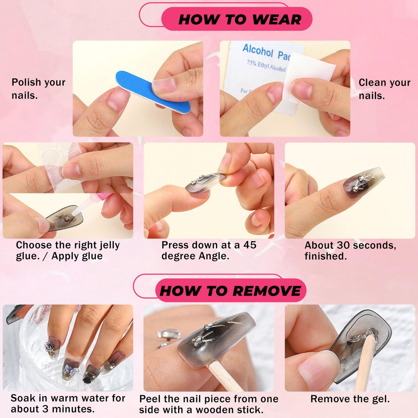 Sethexy Short False Toenails Silver Bling Rhinestone Wedding Full Cover Press On Toenails Luxury Crystal Fake Toe Nails Acrylic Stick On Foot Nails for Women and Girls 10Pcs (8, L)