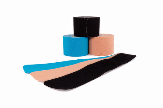axion Kinesiology Tapes PRECUT Mix Set | 60 Pre-Cut Multicolored Sport Tape Strips 10 x 2 in - on 3 Rolls | Waterproof • Skin-Friendly • Elastic | Kinesiology Tapes Ideal for Sports