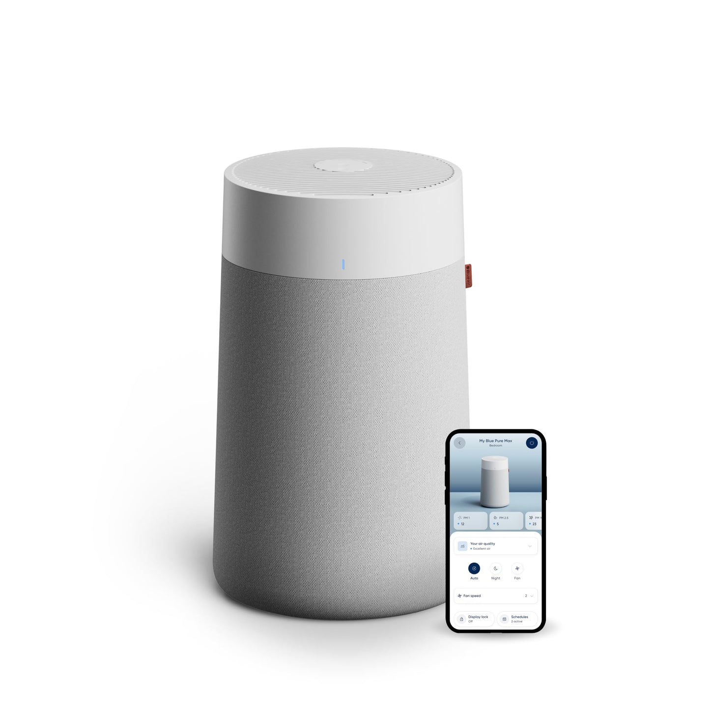 BLUEAIR Air Purifiers for Medium Rooms, Bedroom, Kitchen, Cleans 1,858 sqft in one hour, HEPASilent Smart Air Cleaner for Home, Pets, Allergies, Virus, Dust, Mold, Smoke - Blue Pure 311i Max