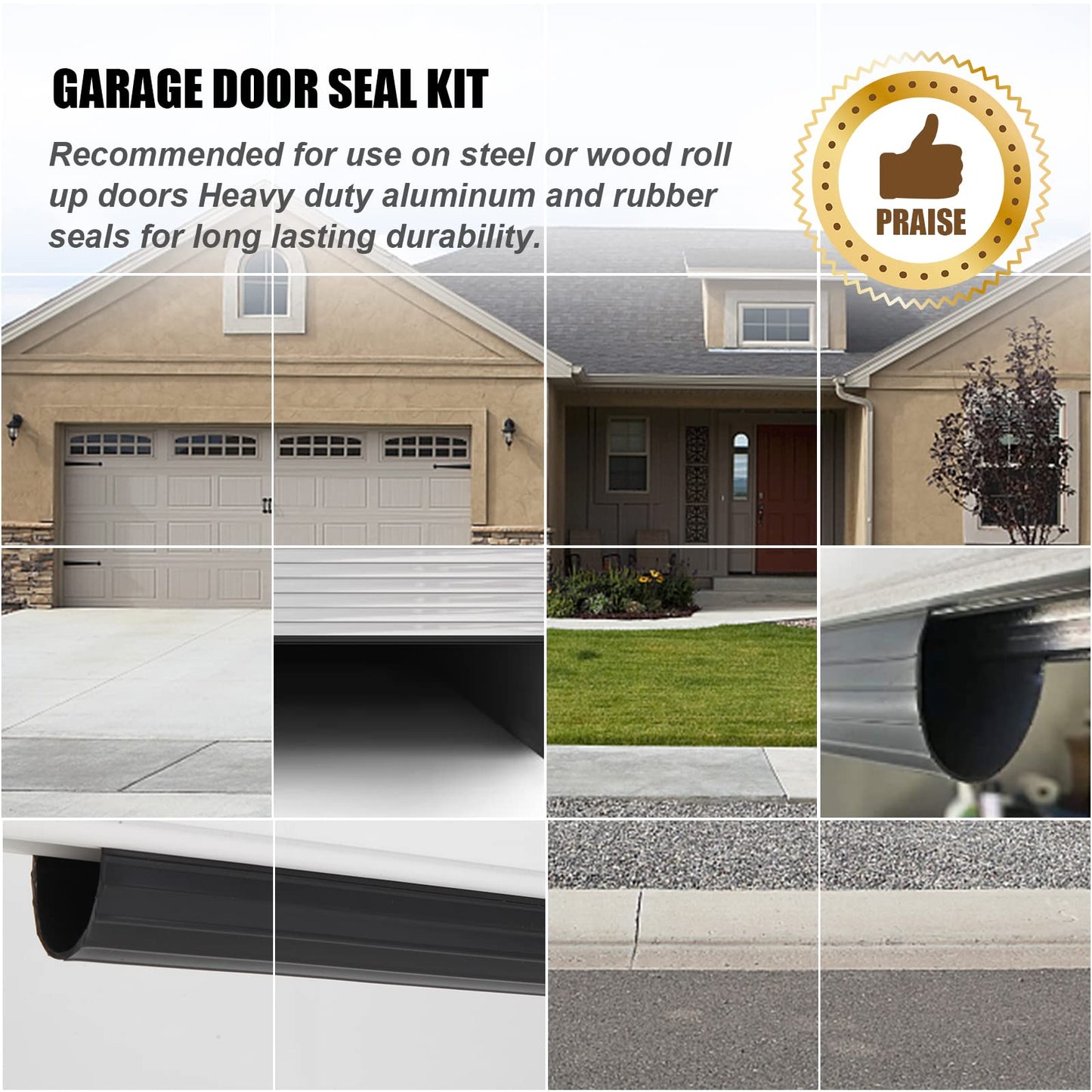 Replacement Wayne Dalton Garage Door Bottom Weather Seal 154448 (20 feet)