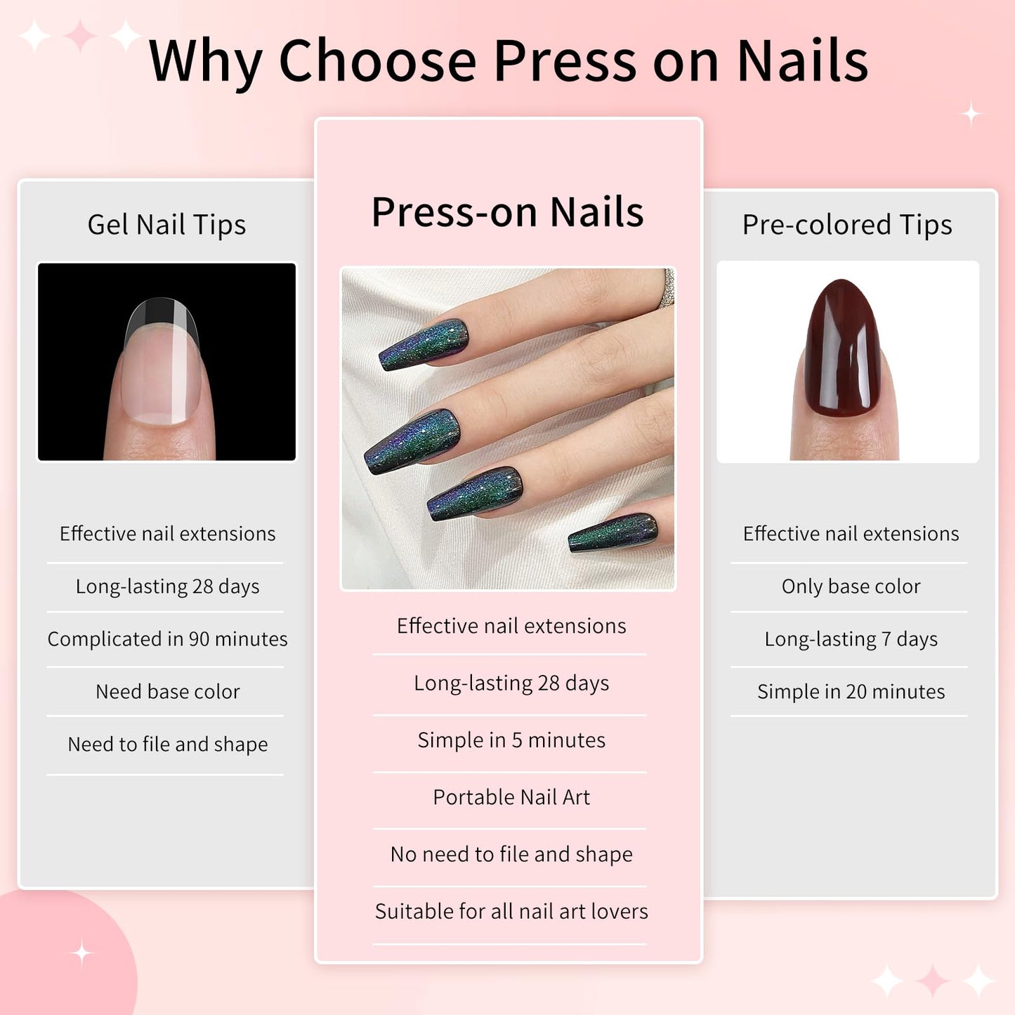 Cat Eyes Press On Nails,12 Sizes - 24 Pcs Soft Gel Dark Green Medium Coffin Fake Nails Kit with Nail Glue, Natural Reusable Stick On False Nails for Women and Girls (Skycloud Dark Green Nails) SK0821