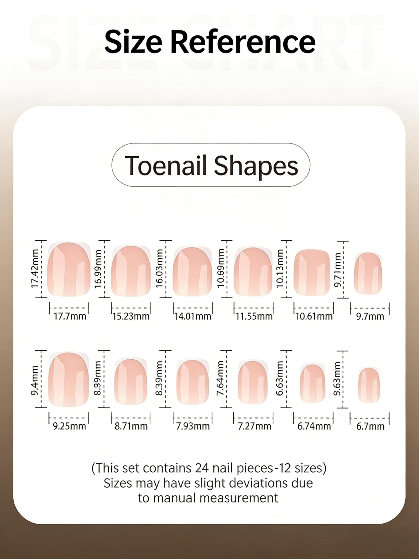 RUOKEXIN Short Press on Toenails White French Tip Fake Toenails with 3D Flower Rhinestones Designs Square Toe Nail Press ons Sparkly Artificial Nails for Women 24Pcs