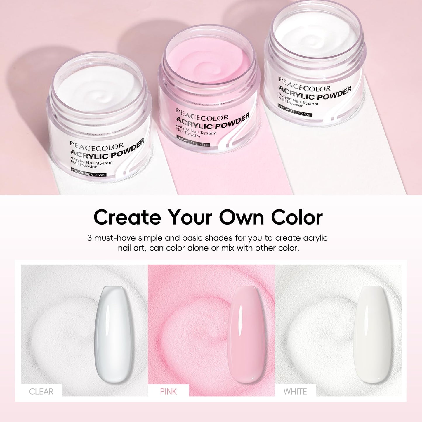 Acrylic Nail Kit for Beginners with Everything ,11 Colors Acrylic Powder Nails Kit Acrylics Set with Drill U V Light 3Pcs Gel Polish 24Pcs Glitter Powders Rhinstones Nail Art Extensions Home Gift Set