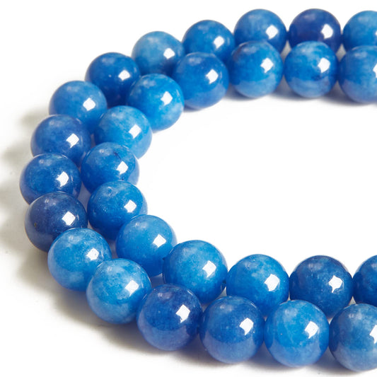 60pcs 6mm Kyanite Beads Natural Gemstone Beads Round Loose Beads for Jewelry Making
