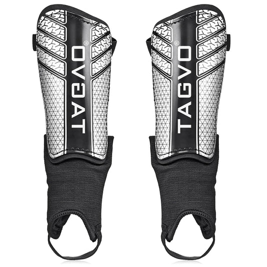 TAGVO Soccer Shin Guards for Kids Youth - Protective Soccer Equipment for Boys Girls - Adults Men Women Soccer Shin Guards - Soccer Shin Pads for Kids 3-16 Years Old Girls Boys, High Impact Resistant