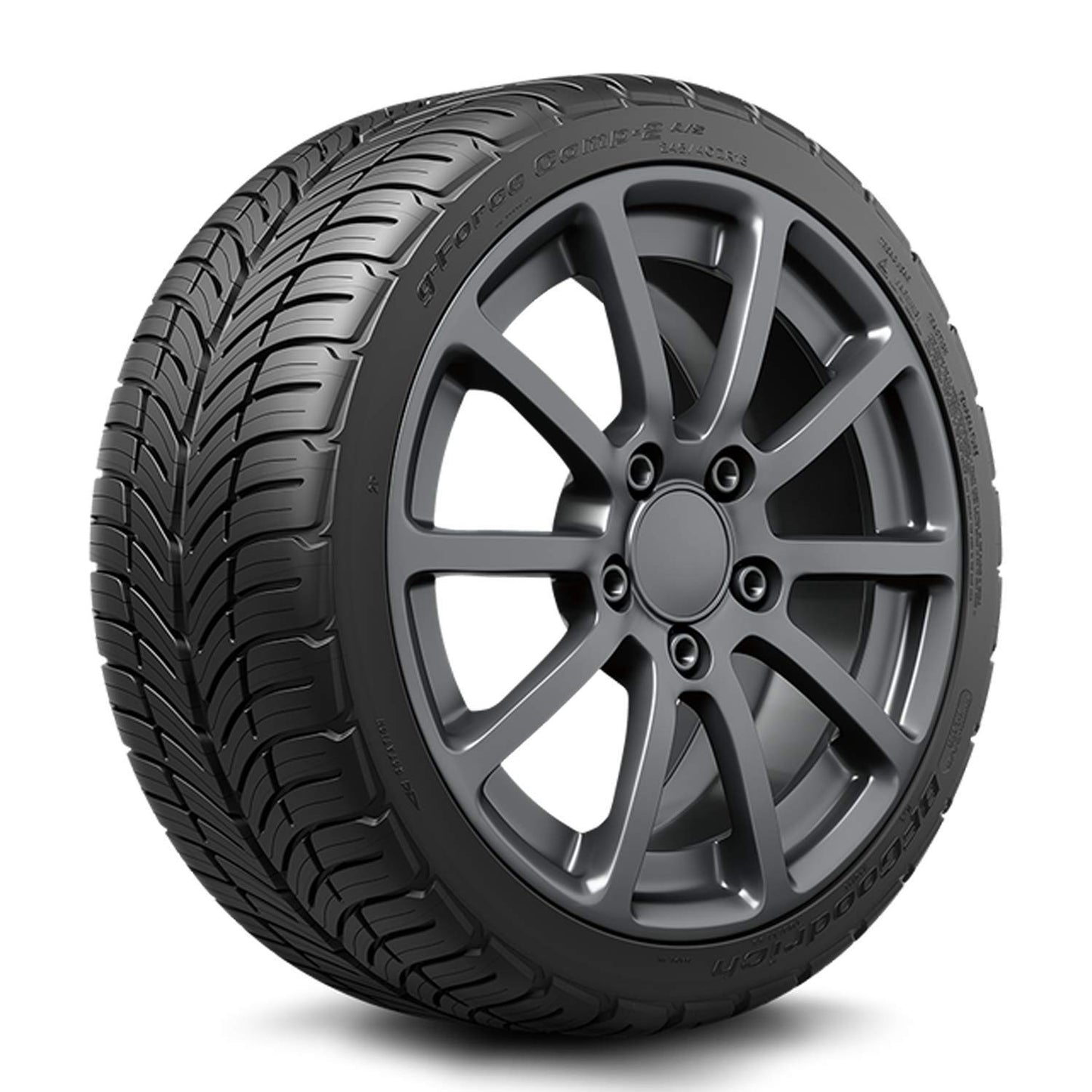BFGoodrich G-Force Comp-2 A/S Plus All-Season Radial Car Tire for Ultra-High Performance, 215/45ZR17/XL 91W