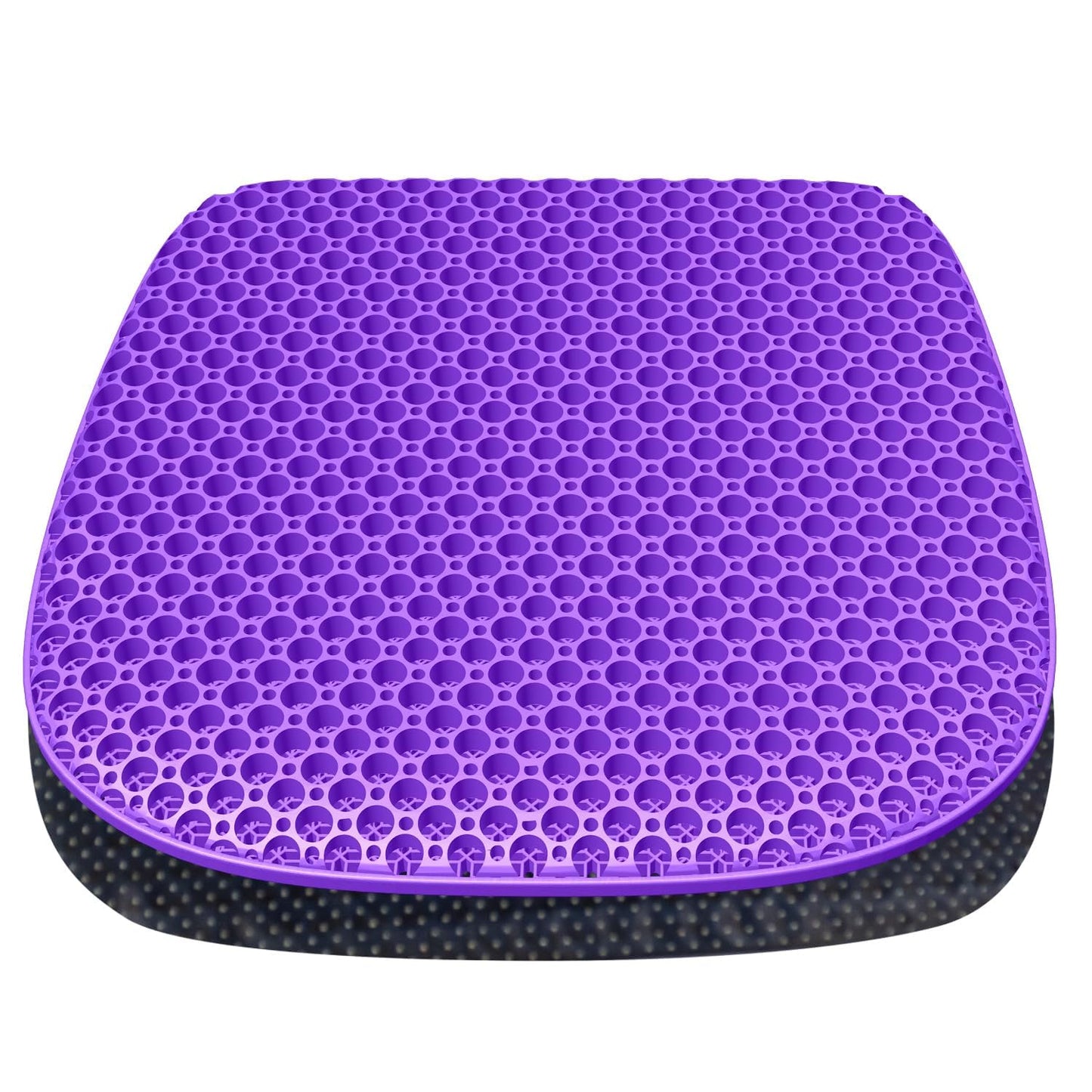 TONINT Large Gel Seat Cushion for Long Sitting with Non-Slip Cover, Soft & Breathable, Seat Cushion for Chair, Car, Office, Desk Chair, Wheelchair (17" x 15")