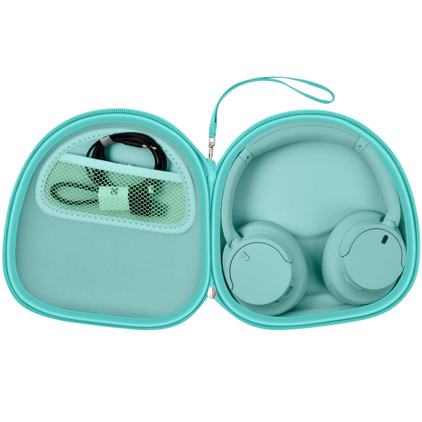 PAIYULE Headphone Case for Sony WH-CH720N WH-CH520 WH-1000XM4 for Soundcore Q20i Q20 Q30 for JBL Tune 720BT 510BT Noise Canceling Headphones, Wireless Headset Travel Bag (Box Only)(Green)