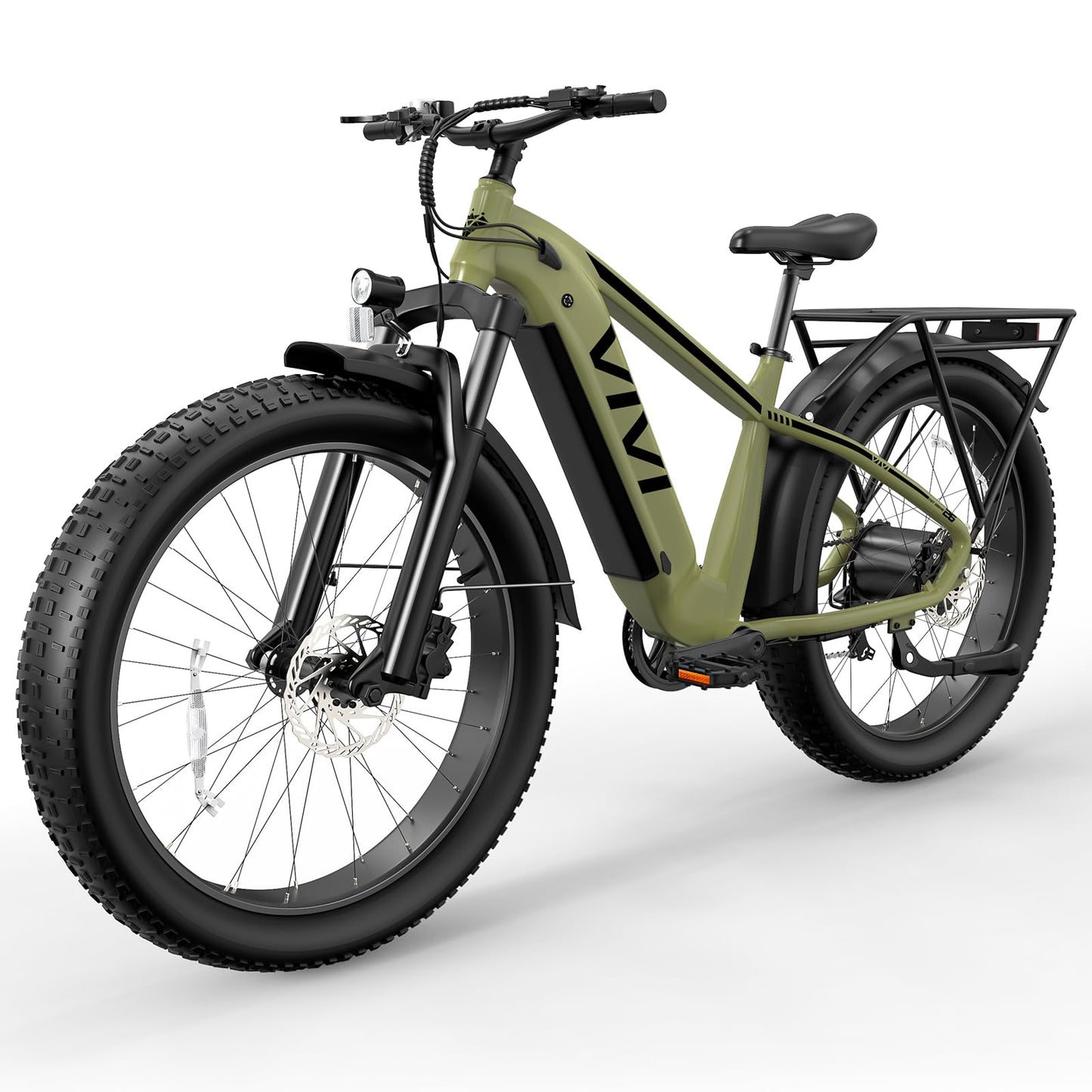 Vivi ACE01 Electric Bike for Adults,26" x 4.0 Fat Tire Ebike,1500W Peak Motor Torque Sensor Electric Mountain Bike,25MPH Electric Bicycle with 48V 15AH Battery,Hydraulic Brake,SGS Certified to UL2849