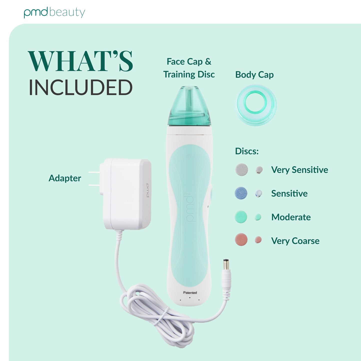 PMD Personal Microderm Pro - At-Home Microdermabrasion Machine with Kit for Face & Body - Exfoliating Crystals and Vacuum Suction for Fresh and Radiant Skin - High & Low Speed Options