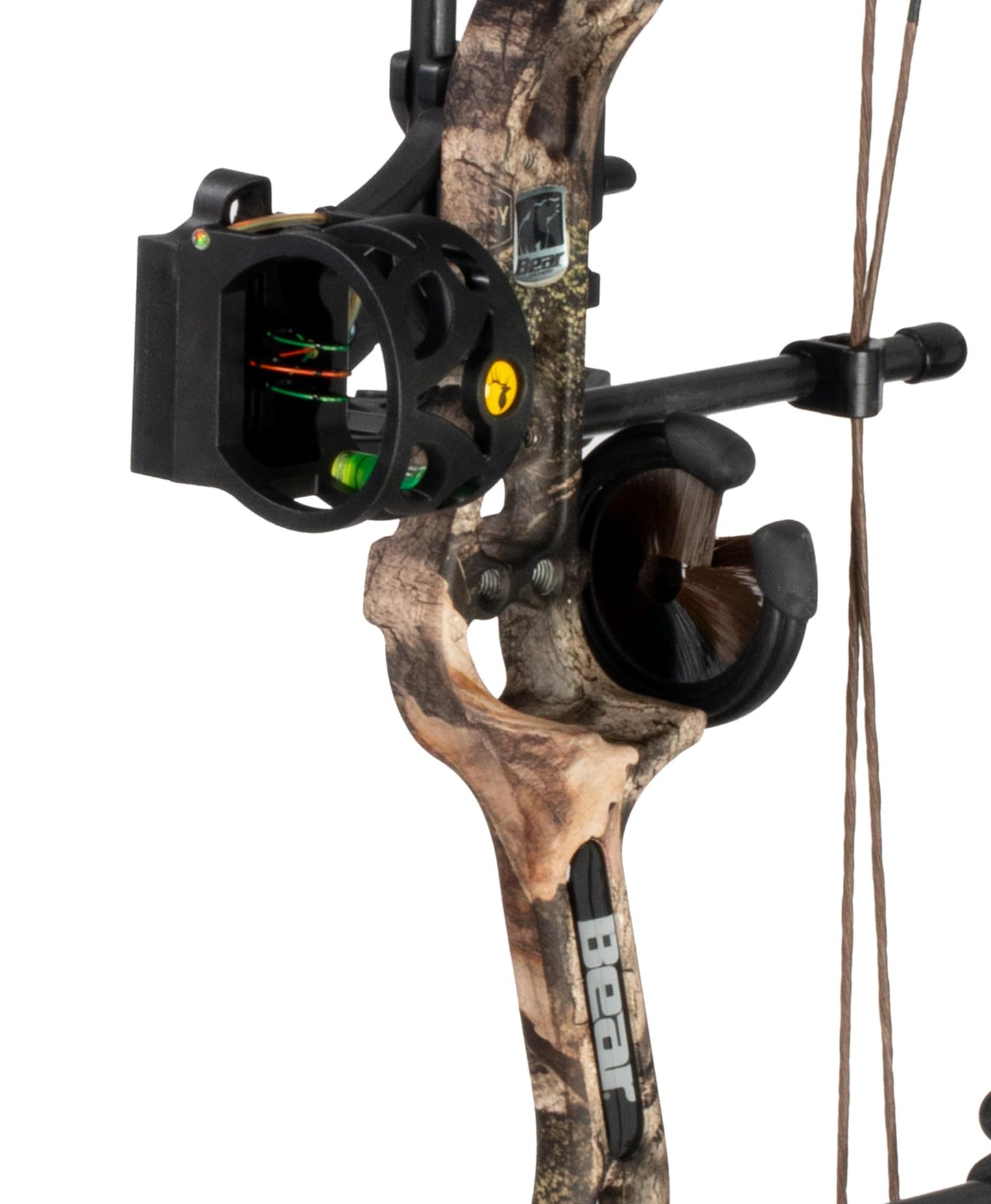 Bear Archery Royale Ready to Hunt Compound Bow Archery Set with Archery Accessories for Adults and Youths, 12”- 27” Draw Length, 5-50 Lbs Draw Weight, Up to 290 FPS