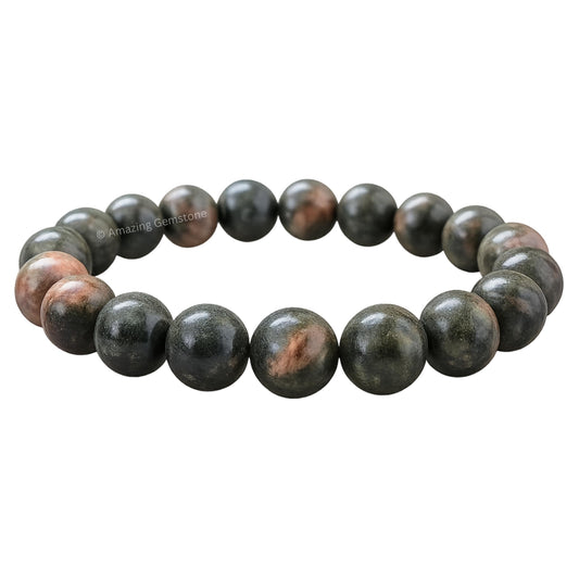 Amazing Gemstone Crystal Bracelet for Women Men's Gifts - Protection Healing Crystal Bracelet - 8mm Gemstone Beaded Stretchable Bracelet Pulseras Para Hombres Mujer Stocking Stuffers Mothers Day Gift (Que Sera Llanite)