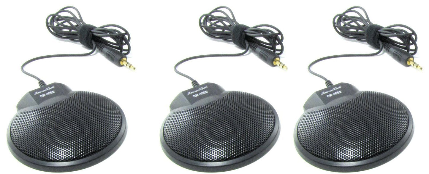 Sound Tech TableTop Conference Microphone Kit ,4 Microphones daisy chain, CM-1000USB CM-1000