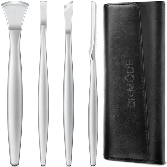 Professional Pedicure Tools for Feet, 4PCS Pedicure Knife Sets, Ingrown Toenail Removal Kit, Stainless Steel Corn Removers, Foot Scraper, Callus Shaver, Calloused Feet Remover Tool