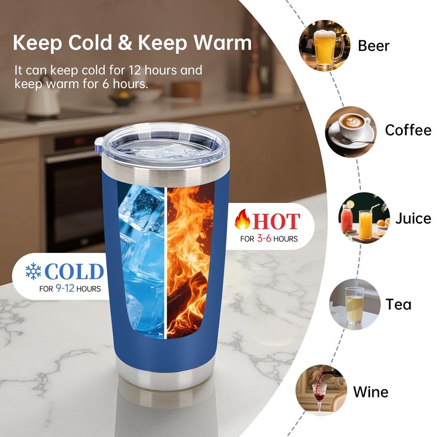 IEOVIEE 32 Pack, 20oz Stainless Steel Bulk Tumblers with Lids and Straws, Double Wall Insulated Travel Coffee Mug, Durable Powder Coated Tumbler Bulk Cup for Cold and Hot Drinks(Mixed color)