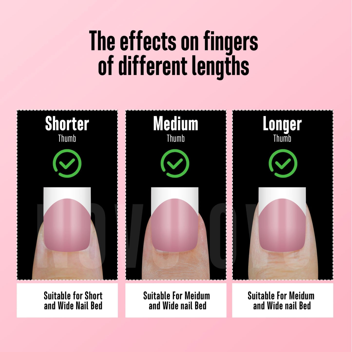 NOVO OVO Short Sharp Square White French Tip Nail Tips Press on BERRY PINK, Need Builder Gel Top Coat Nail Glue,Soft Gel Fake Nail Extension, Full Cover False Nails for Salon DIY x15 Sizes 240 pcs