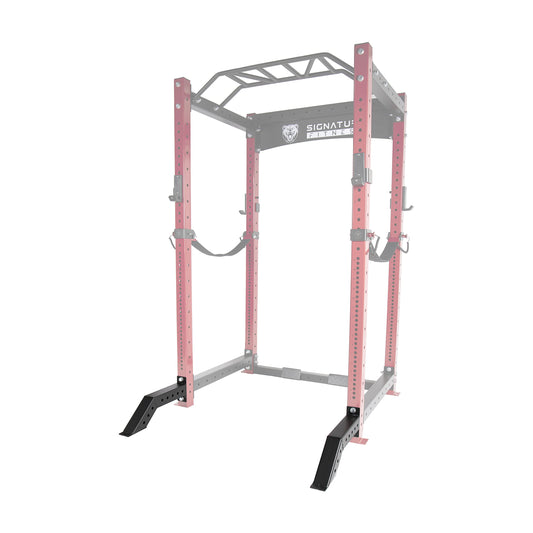 Signature Fitness SF-3 1,500 Pound Capacity 3” x 3” Power Cage Squat Rack, Includes J-Hooks and Safety Straps, Other Optional Accessories, Stabilizer Feet