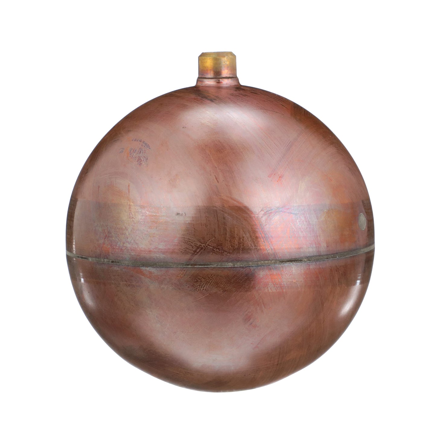 Watts FLT-C Series 6" Heavy Duty Copper Float for Float Valves in Control Assembly, 5/16"-18 Female Thread Connection, Overlapping Joints, Max Working Temperature 200° F