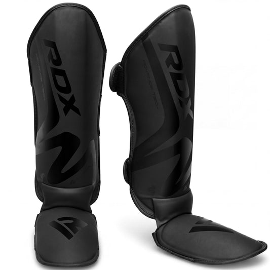 RDX Muay Thai Shin Guards for Men and Women Non-Slip Fit, Full-Contact Protection Adult Shin Pads, MMA, Kickboxing, Sparring, Taekwondo, Shin Protectors Muay Thai, Martial Arts