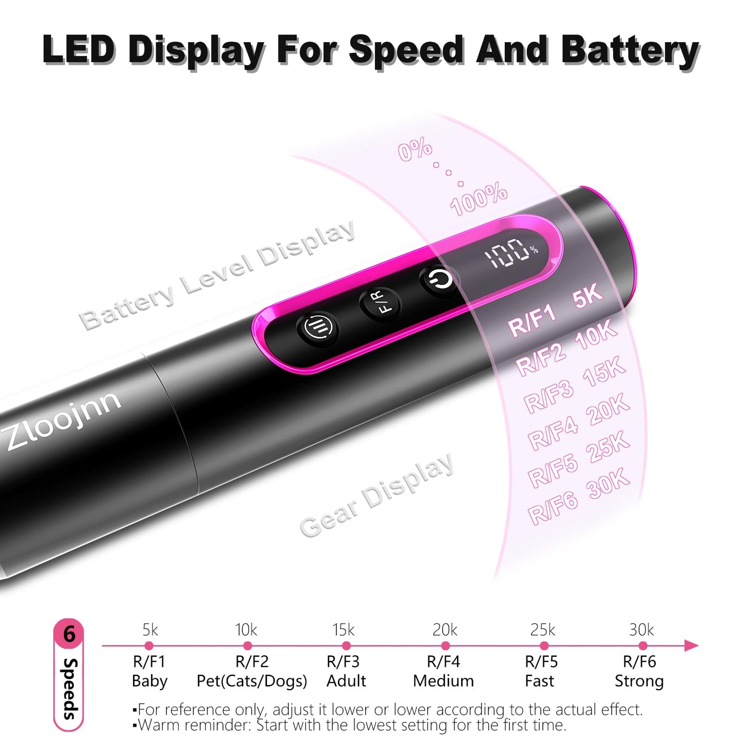Professional Cordless Nail Drill Kit,Alloy Electric Nail File for Acrylic Nails Gel Polishing Callus Remover,30,000RPM with LED Display Rechargeable Quiet Manicure Pedicure Kit for DIY,Home Salon Use