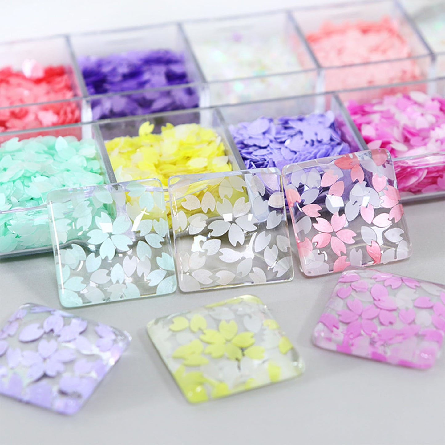 Lifextol 4 Box Nail Glitter for Press on Nails DIY Supplies, Chunky Glitter Acrylic Powder Nails Fine Glitter for Fake Nails Decor, Holographic Glitter Shapes Flakes Nail Sequins Foils Nail Charms Y2K