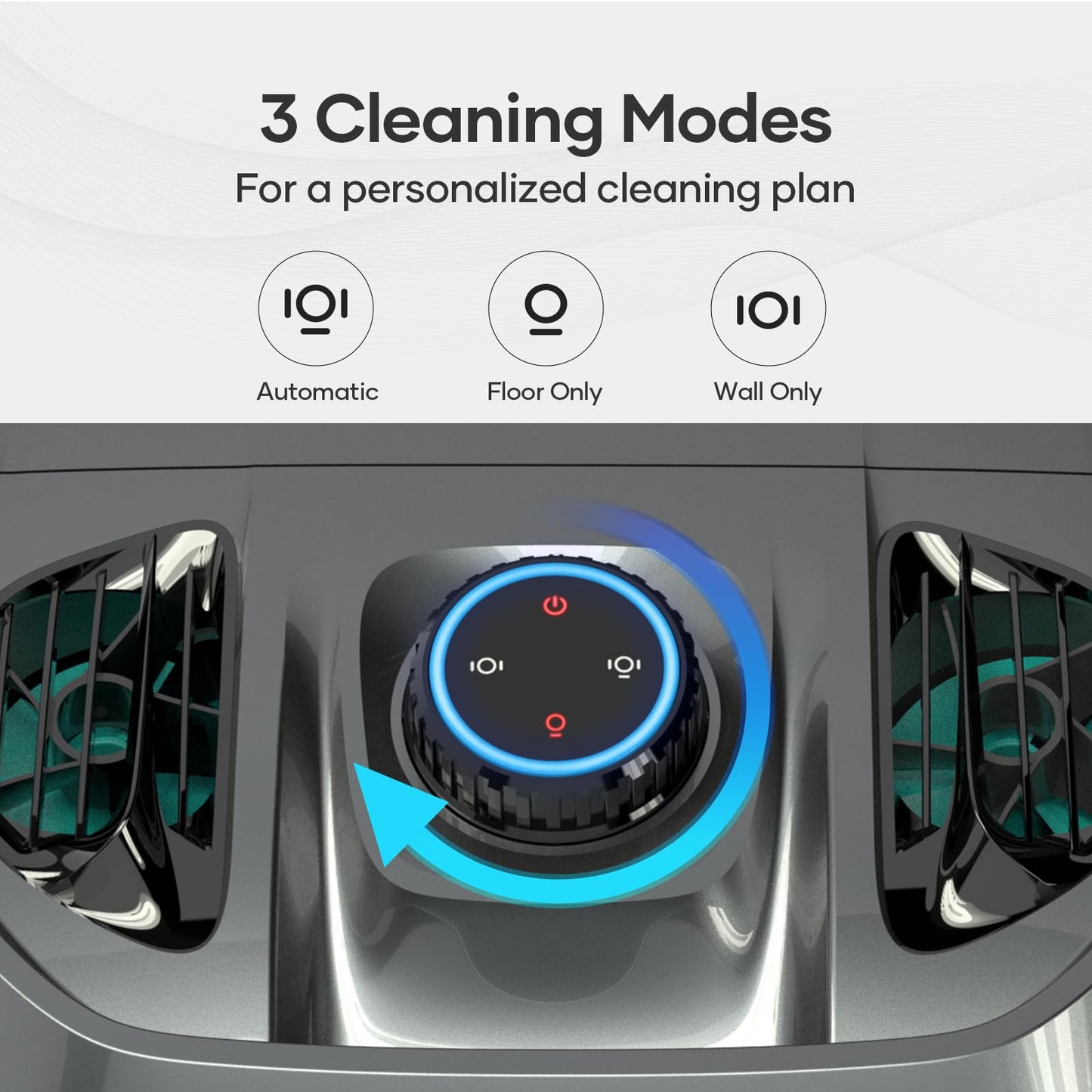 AIPER Seagull Pro Cordless Robotic Pool Cleaner, WavePath Navigation, Wall-Climbing, Quad-Motor, 150 mins Runtime for Inground Pools up to 1,600 sq.ft, ZT6002 (Renewed)