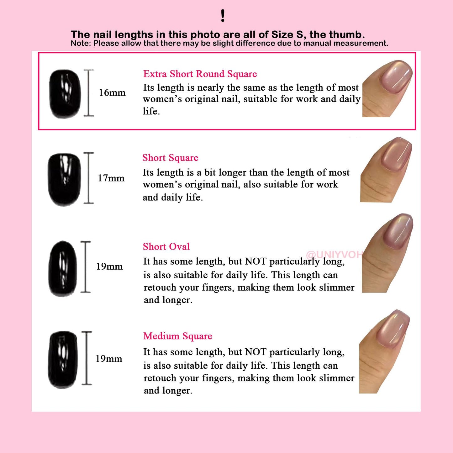 Extra Short Press on Nails Squoval False Nails Handmade with 3D Designs/Charms, Cute Reusable Fake Stick on Tips (Dragonfly#Small)