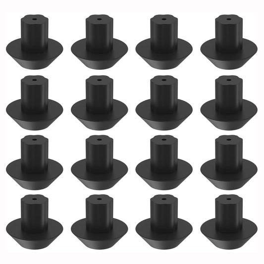 WB2K101 Rubber Feet Gas Range Stovetop Grate Feet Compatible with G-E Ken-More, 3/16" Hole Gas Stove Top Grate Feet Replace WB02K0101 AP2622260 PS241358 by Beaquicy