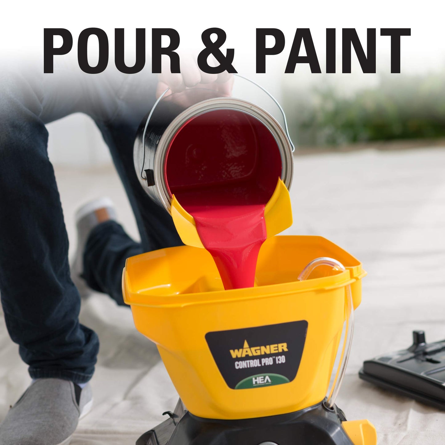 Wagner Spraytech Wagner 0580678 Control Pro 130 Power Tank Paint Sprayer, High Efficiency Airless with Low Overspray