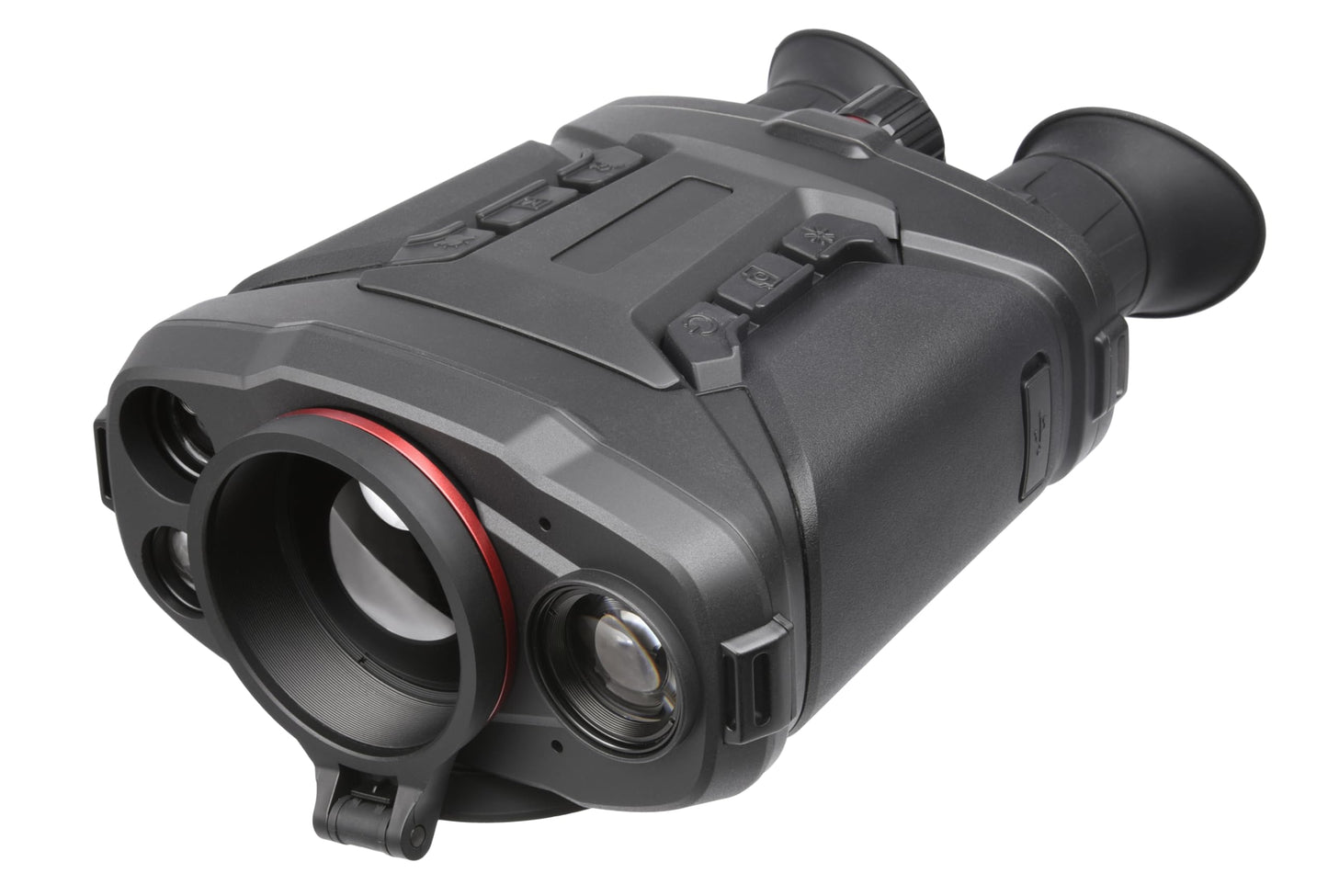 AGM Global Vision Voyage TB50-384 Fusion Thermal & Digital Day/Night Vision Binoculars with 1000m Laser Rangefinder, 12 Micron 384x288 Thermal Detector, 2560x1440 CMOS Sensor, Wi-Fi, and 64GB Storage