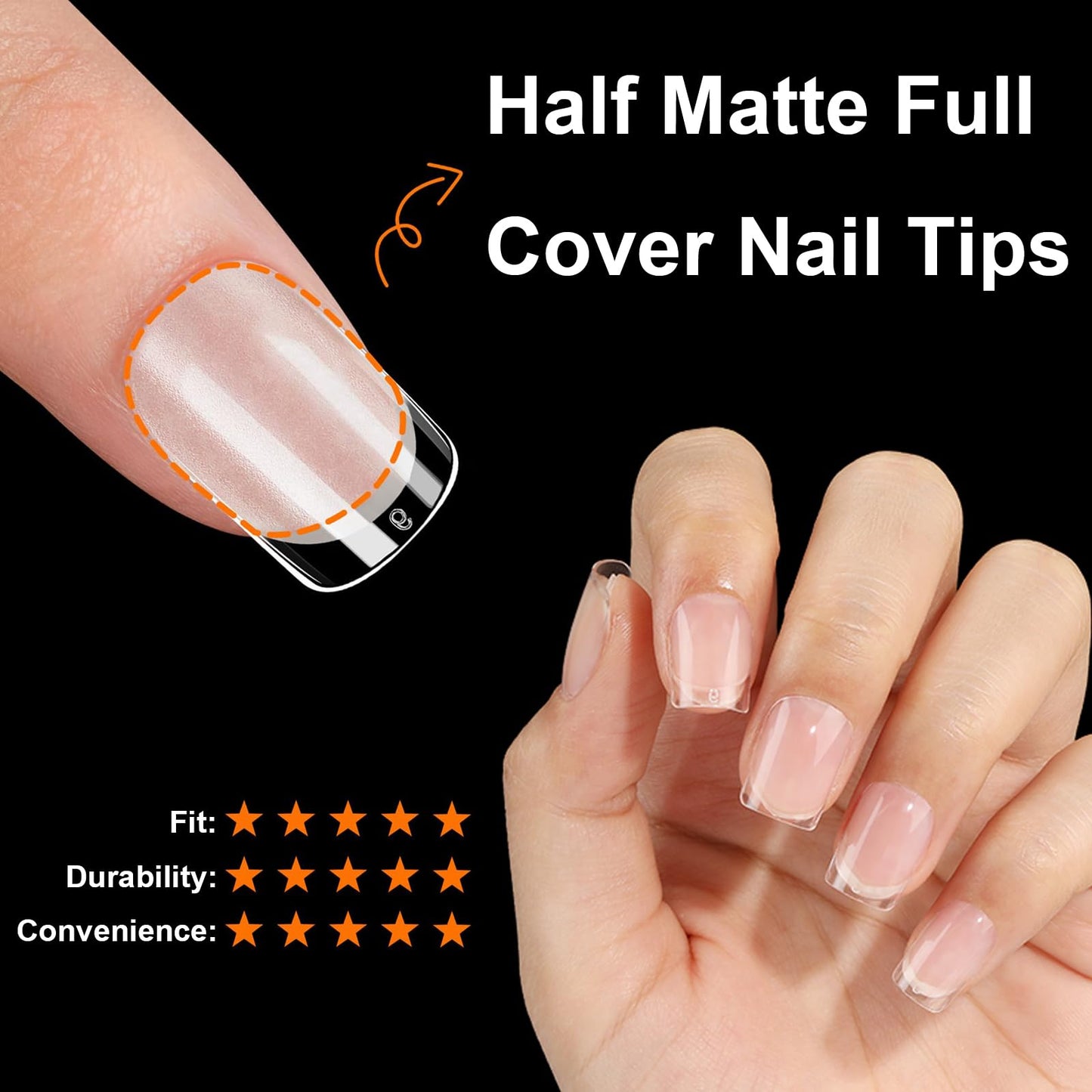 1200Pcs Extra Short Soft Gel Nail Tips 2 Styles Kit - Almond & Square Clear Press On Nails for Extension Manicure Home Salon DIY, 12 Sizes, BlueZOO