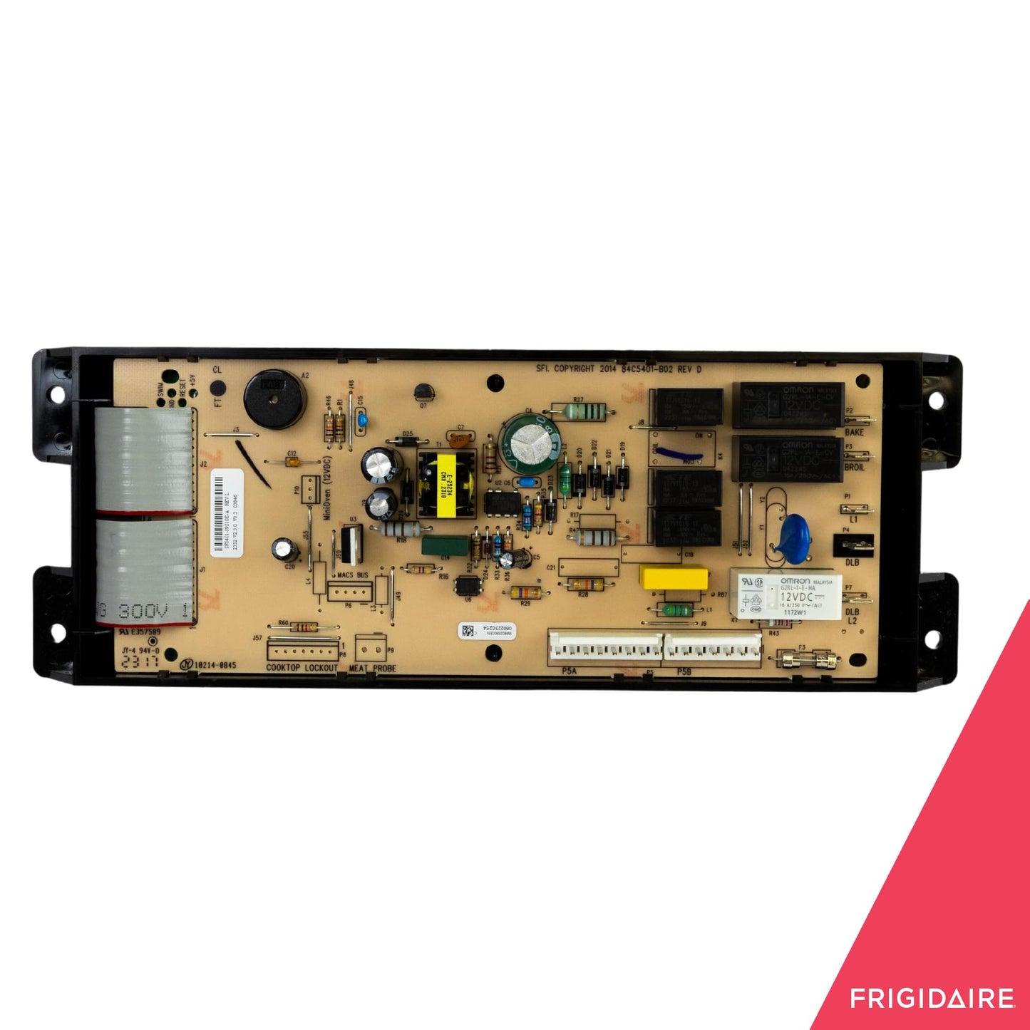 Frigidaire 5304510064 Oven Control Board and Clock for Electric Ranges and Stoves, Black