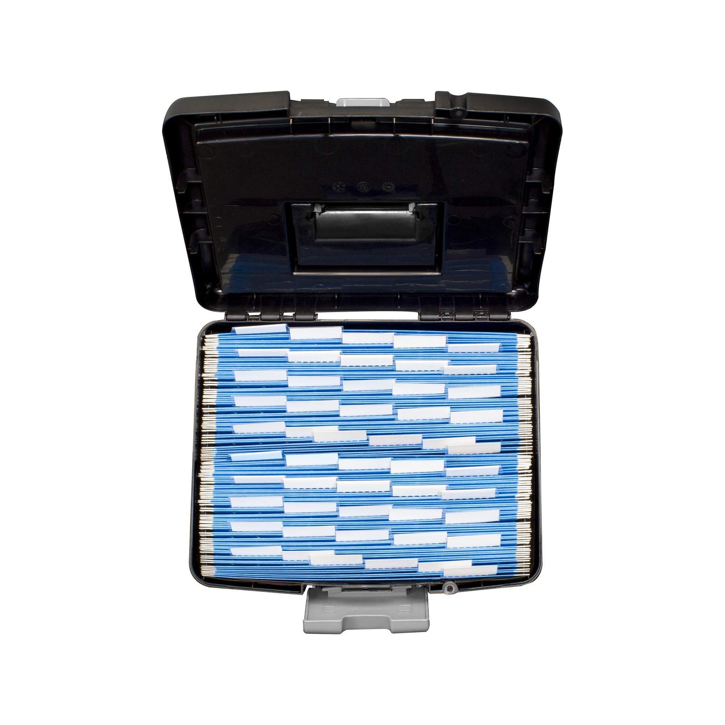 Storex File Storage Box Translucent Storage Lid, Black 1-Pack (61504F01C)