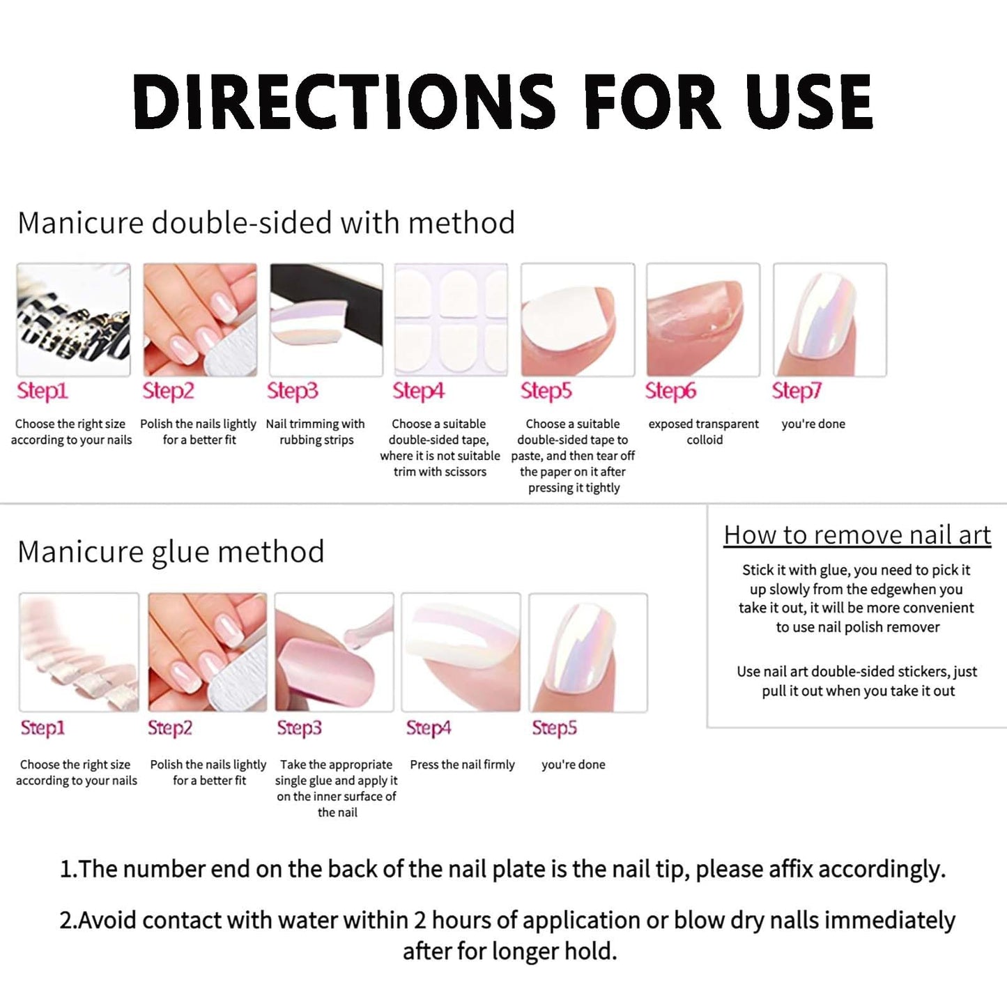 Luxury Colorful Handmade Press on Nails Duckbill Mediu Fake Nails with 3D Candy Rhinestones Design False Nails Embossed Reusable Full Cover Glue on Nail for Women Manicure 10Pcs (Size M)