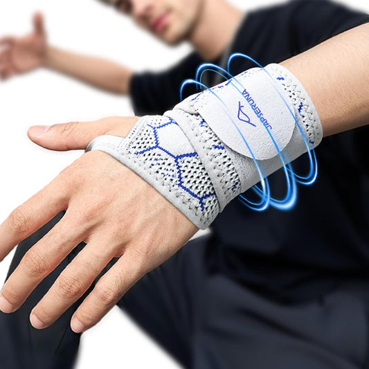 Wrist Wrap - Wrist Brace of 3D Microfiber for Carpal Tunnel Relief, Compression Wrist Support for Workout, Adjustable Wrist Guards Fit Right Left Hand