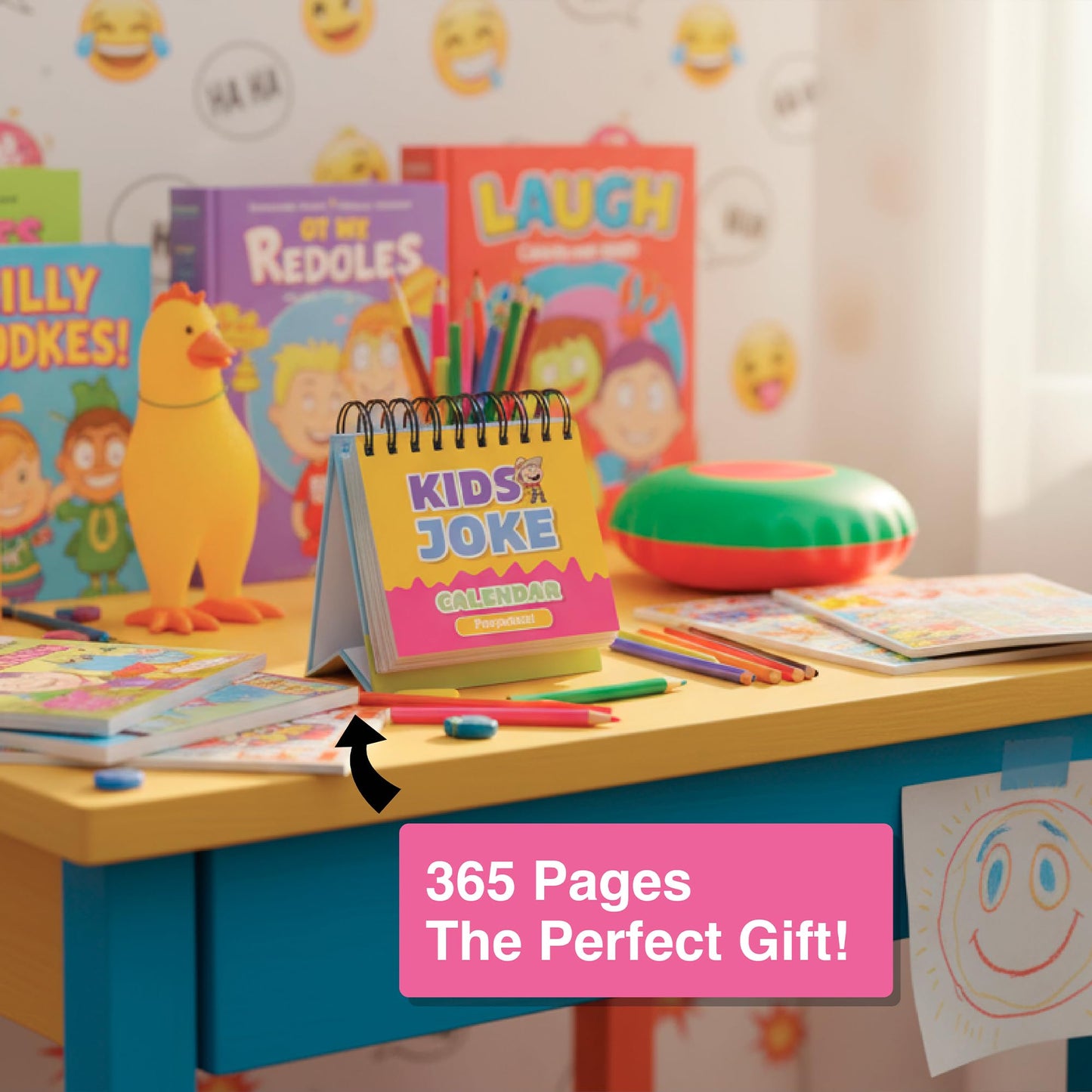 Daily Kids Joke Calendar for Year After Year Fun | Perpetual Fun For Kids, Daily Puns & Humor for Children, Great Way To Add a Touch of Humor To Your Child's Routine