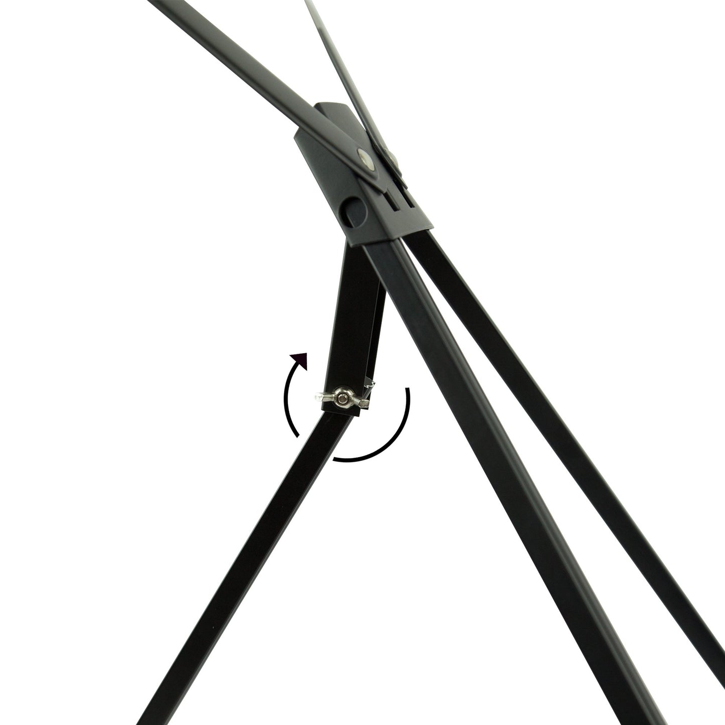 Conda Aluminum Tabletop Easel, Portable Tripod Display Stand Adjustable Height from 15" to 21" with Extension Arm Wings, Desktop Display Easel for Canvas, Paintings, Photos, Signs
