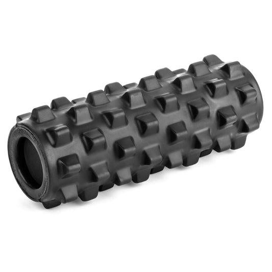 RumbleRoller Extra Firm Foam Roller Deep Tissue Massage Roller for Muscle Recovery (12 Inches Compact)