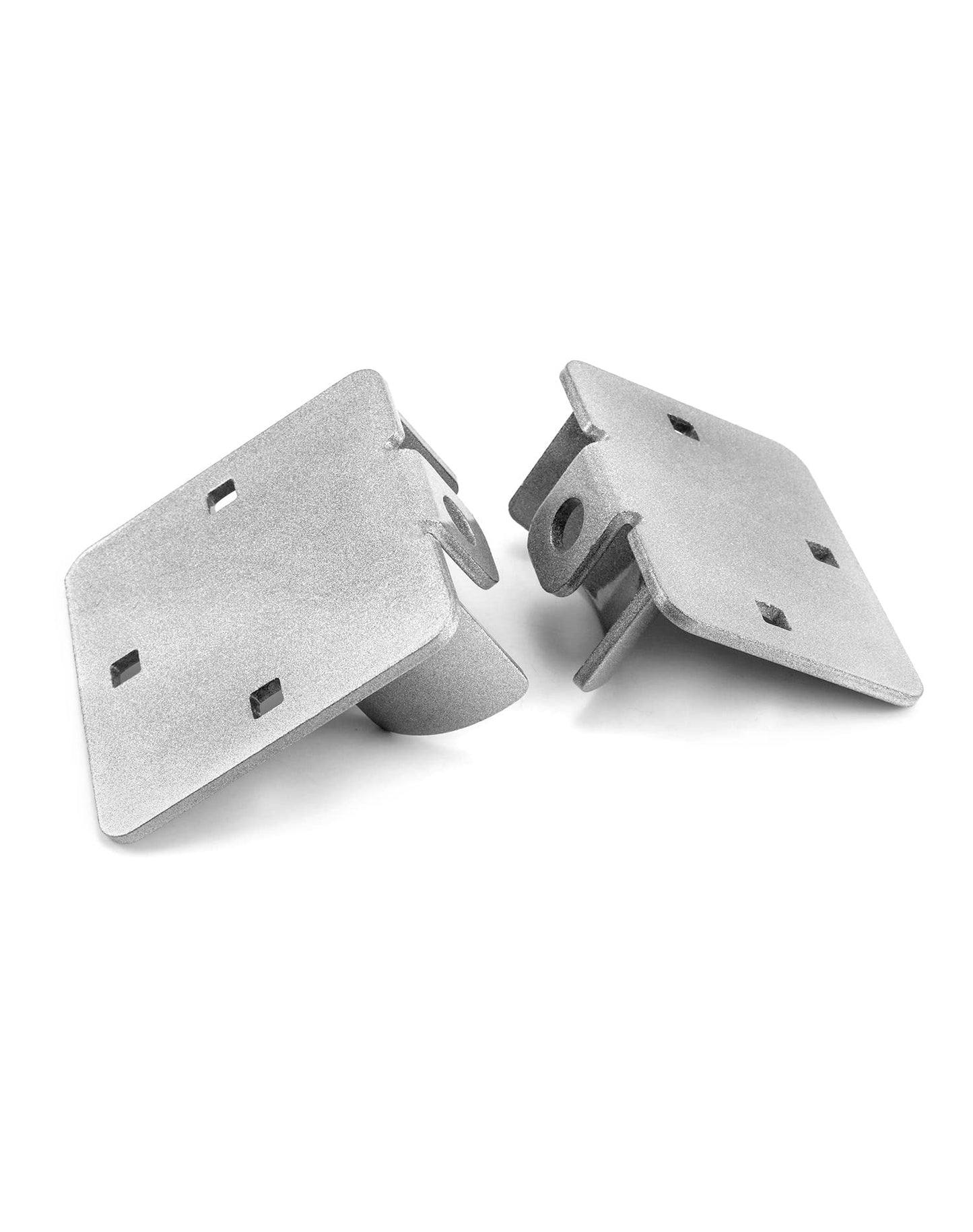 QWORK Heavy Duty Puck Lock and Hasp, 2 Pack High Security Steel Hidden Shackle Keyed Alike Padlocks with Keys for Trucks, Gates, Vans and Vending Machines