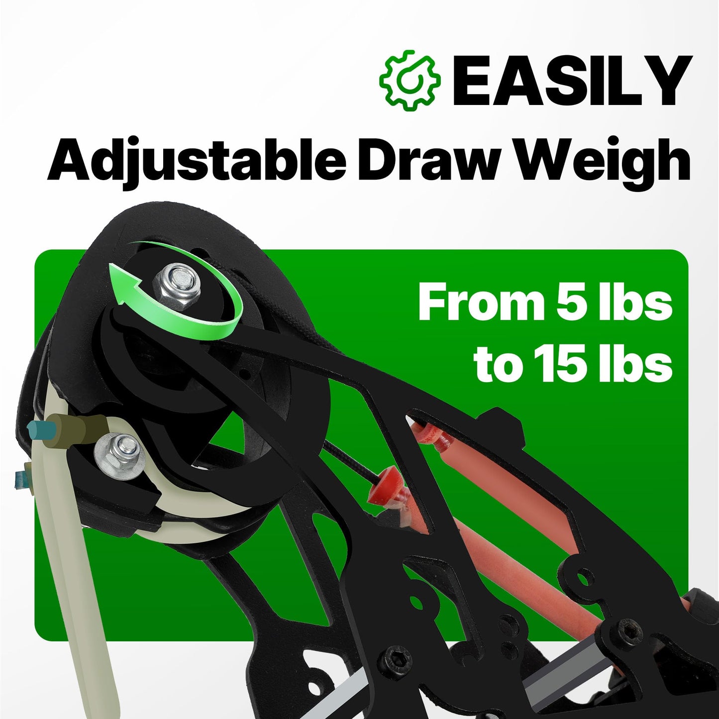 Compact Compound Bow Kit for Adults & Teens – 40 Rounds Repeating Sling Bow for Steel Balls and Arrows, Folding Design with Sight Mount, 100M Max Range, for Target Practice & Outdoor Hunting